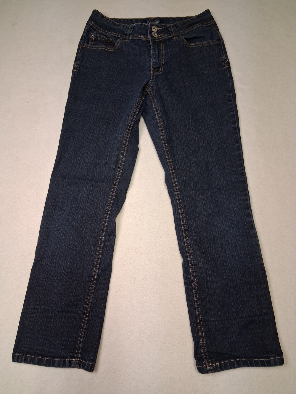 Angels Dark Blue Ankle Jeans - Straight Leg Capris